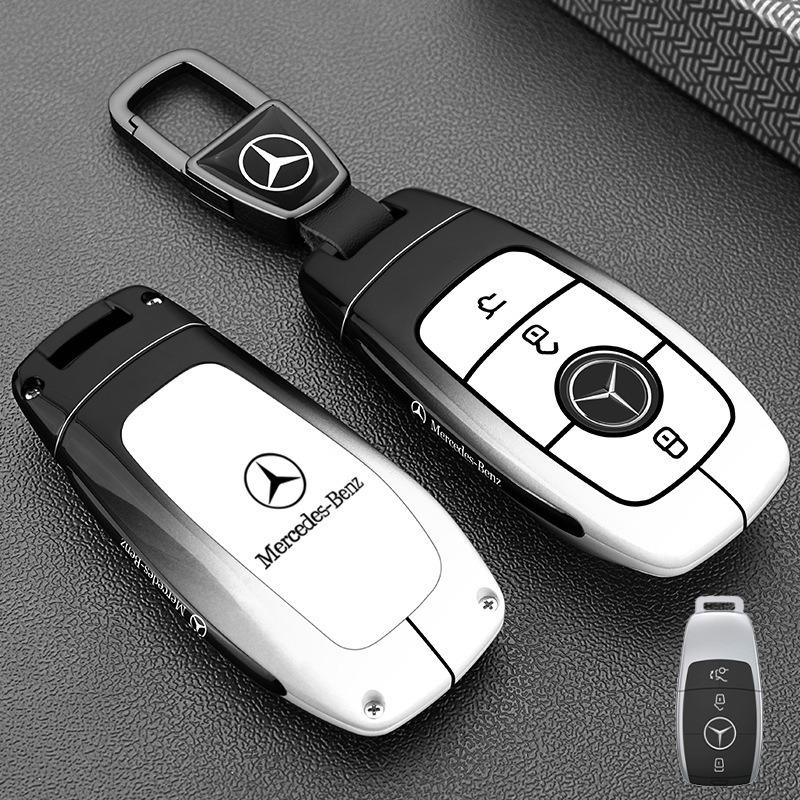 Zinc Alloy Car Key Case Cover for Mercedes Benz A E C CLA CLS G S SL GLB GLC GLA GLS GLE Class W204 W212 SLK SLC AMG Clk EQB EQC PM1