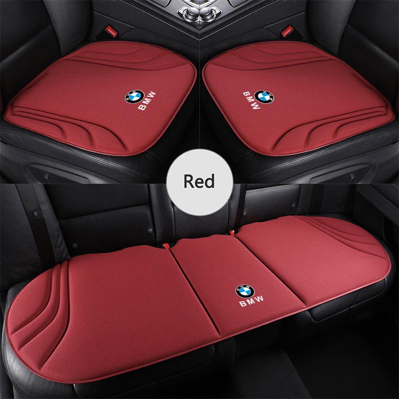 DSJW3 Car Rear Seat Cover Anti-Slip Breathable Protection Cushion Sticker For BMW X5 X6 F30 F34 F10 F20 G20 G30 F15 F16 1 3 5 7 Series