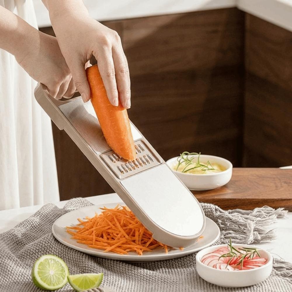 Manual Vegetable Cutter with Hand Protector Vegetable Slice Efficient Cucumber Slicer Home Cooking