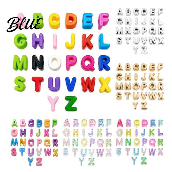 Bulk Letter Beads for Party Favors 26Pcs A to Z Acrylic Alphabet Beads Chunky Large Crafting Accessories Luggage Tags Colorful DIY Keychains