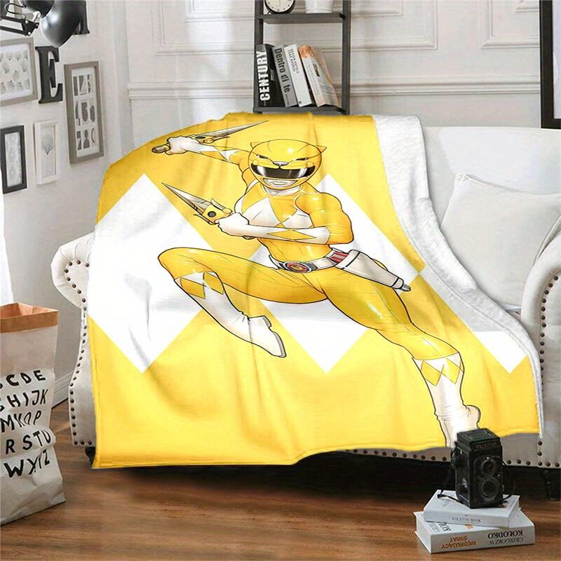 

1pcGolden Power Ranger Blanket - Soft and Comfortable for All Seasons - Perfect Gift for Any 100x150cm