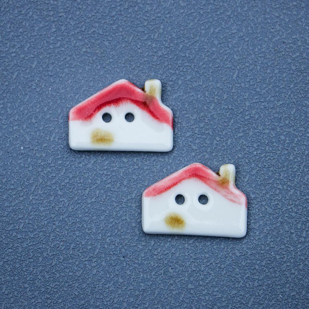 Handmade Jingdezhen Ceramic Buttons for Clothing & DIY Accessories