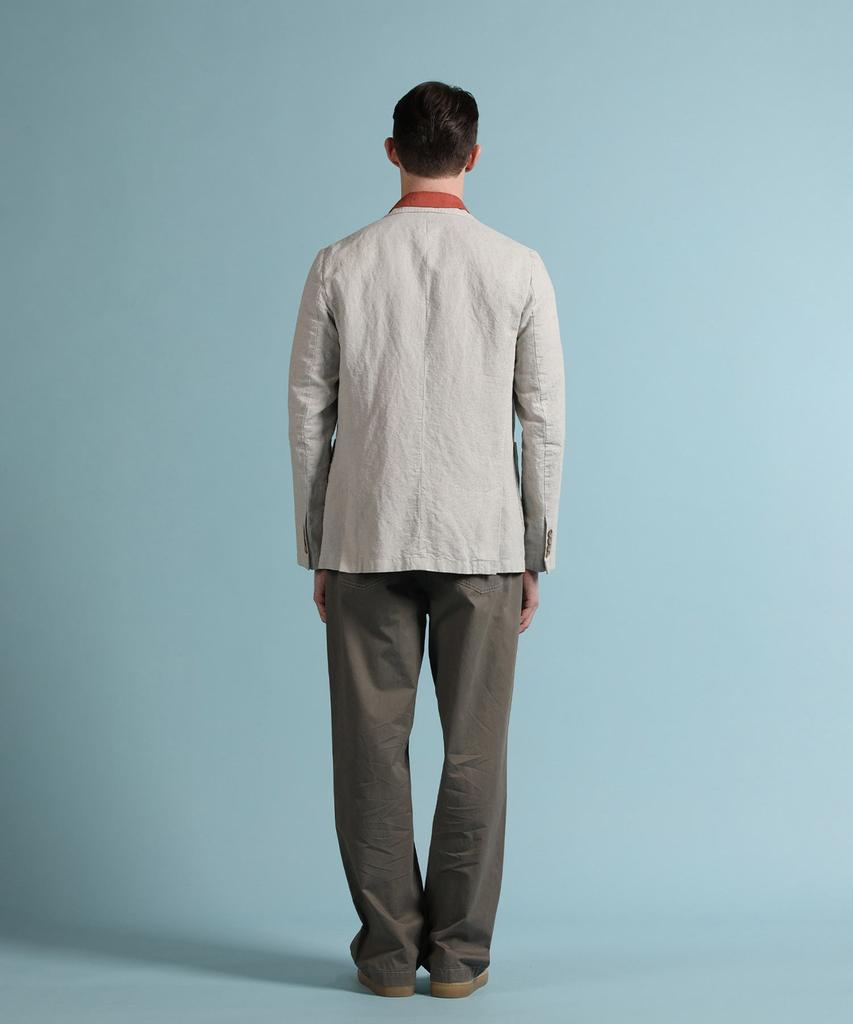 Panicale Grey Washed Cotton Linen Jacket
