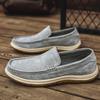 Four Seasons Suede Leather Toe Shoes Men's Shoes One-step Breathable Comfortable Loafer Casual Shoes Driving Shoes