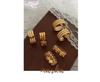 Elegant French-Inspired Geometric Open Ring - Titanium Steel, Gold-Plated