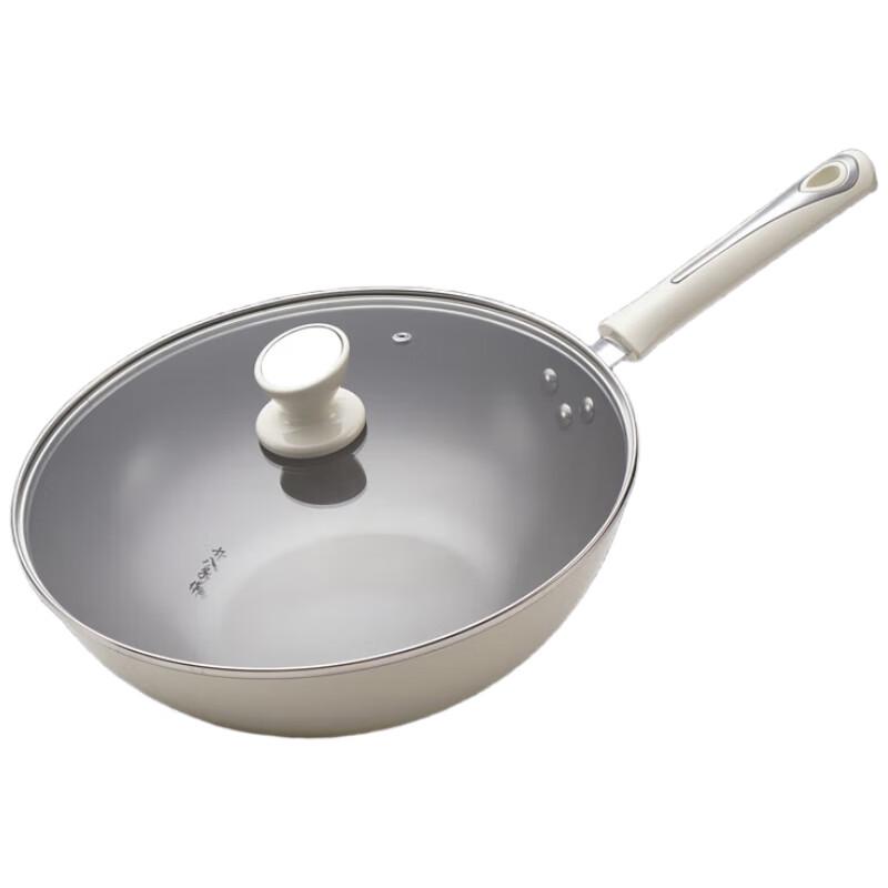 Shibazizu HM-206-32C Non-Stick Wok