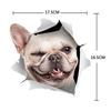 Car Sticker 1Pcs 3D Stereo Animal Car Sticker Creative Cat Dog Car Windows Sticker Cute Car Decals Car Ornament Household