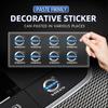 Car logo Sticker Central control Decals For Volvo AWD C30 C70 S40 S60 S80 S90 T6 V40 V50 V60 V70 V90 XC40 XC60 XC70 XC90 auto