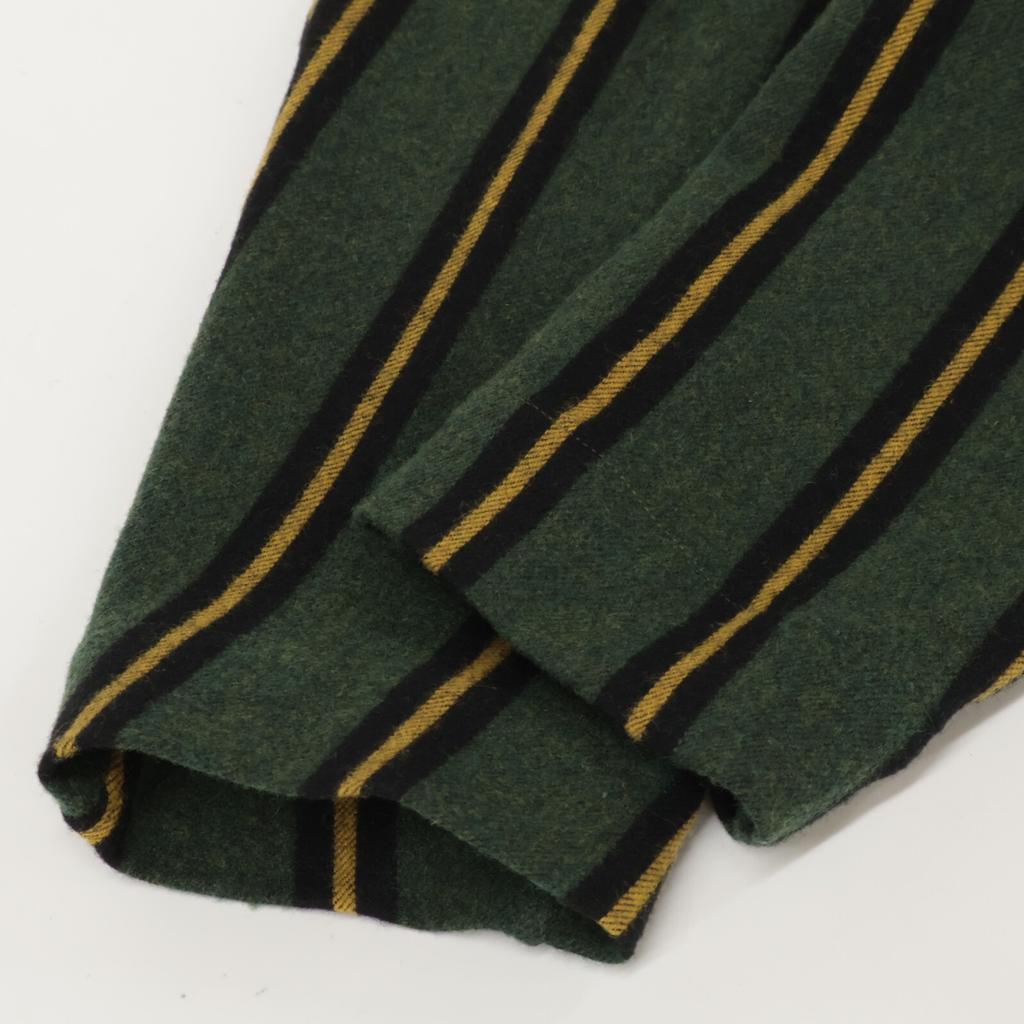 LARDINI JK.1006 Green x Yellow Stripe Boutonniere Tailored Jacket Jacket S greenUsed