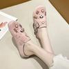 Fashion 2025 Women Sandals  With Arch Support Shoes Outdoor Beach Suede Clogs Slippers Suede Clogs Slippers Soft Insole Sandals
