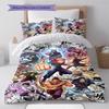 Jujutsu Kaisen Gojo Satoru Augen Design Bettwäscheset Anime Bettbezug Polyester Weiche Deckenbezug Garnitur -QJY