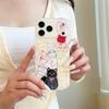 Adorable Colorful Cat Line Design Phone Case for iPhone 17, 16 Pro Max, 15, and 14 - New Model