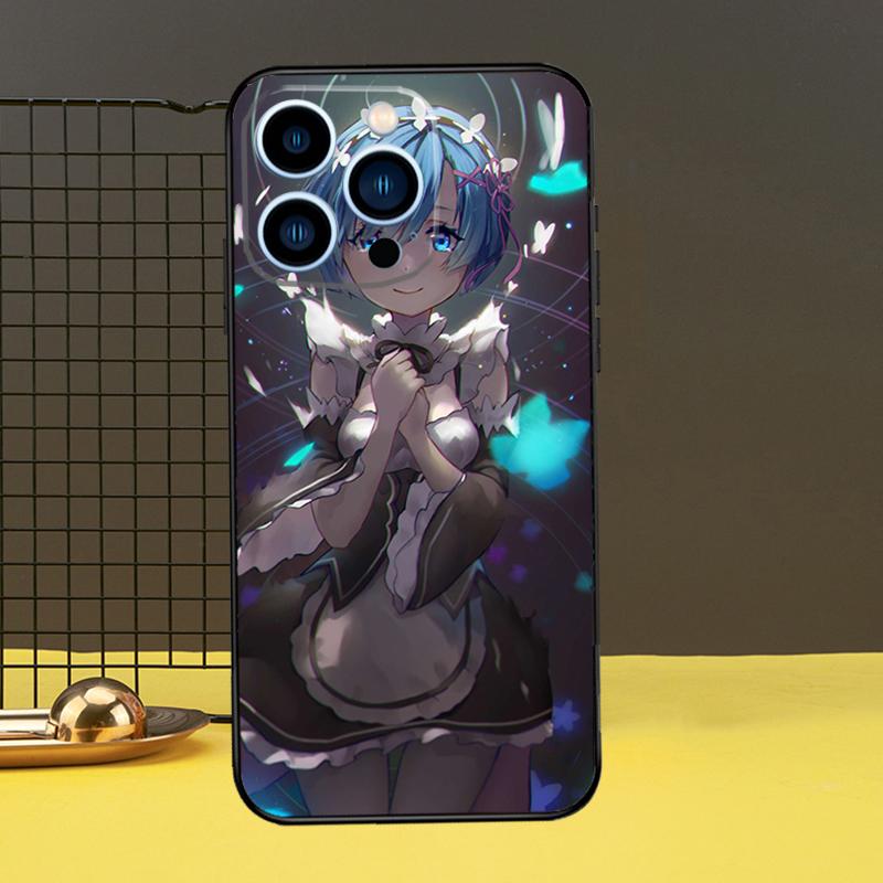 Husă Telefon Re Zero Rem Pentru iPhone 12 11 14 Pro MAX XR X XS Max Husă Pentru iPhone 13 Pro Max 7 8 Plus SE2