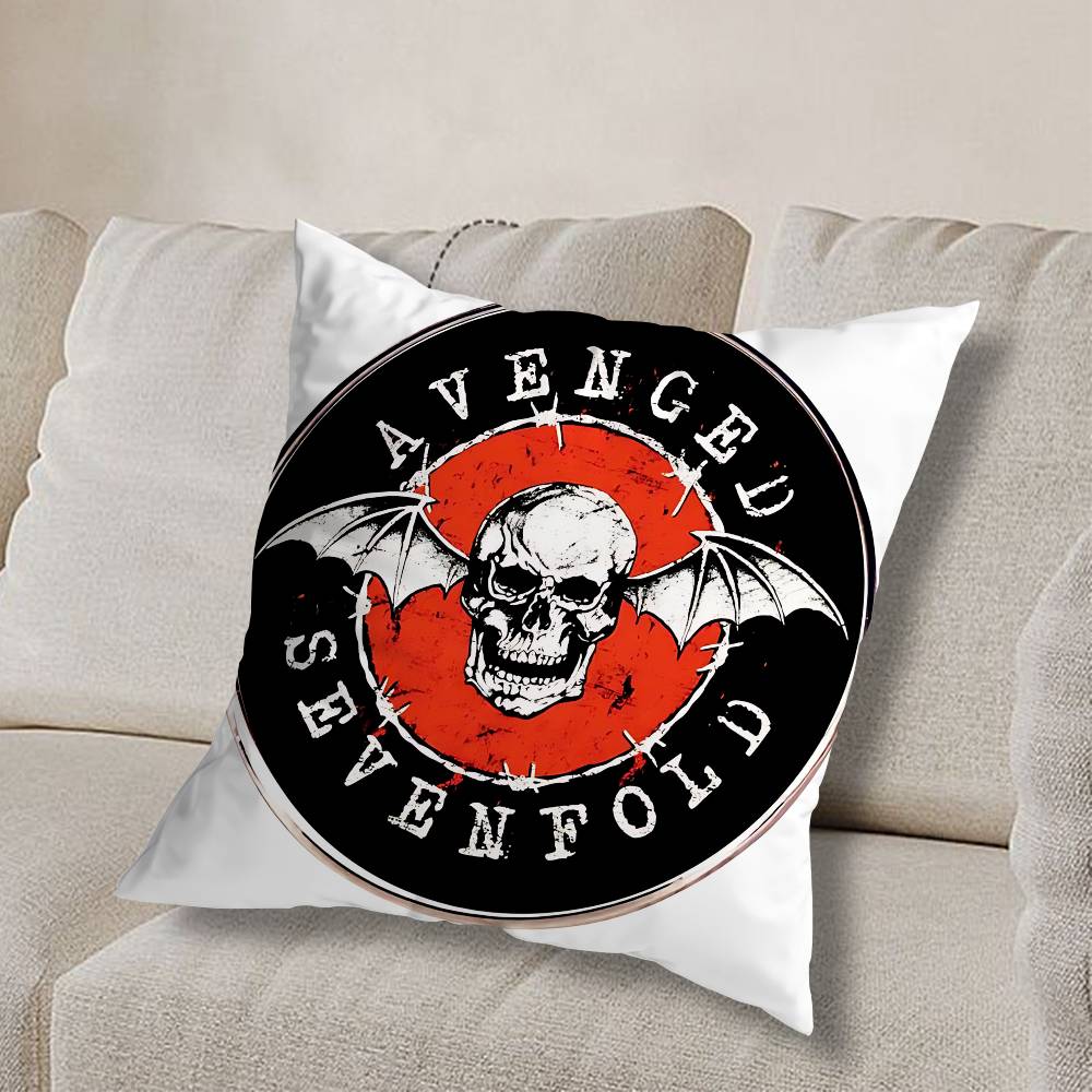 Cool A7X A-Avenged Sevenfold Pillow Case Pillow Case Living Room Sofa Cushion Cover Suitable For Home Bedroom Room Decoration