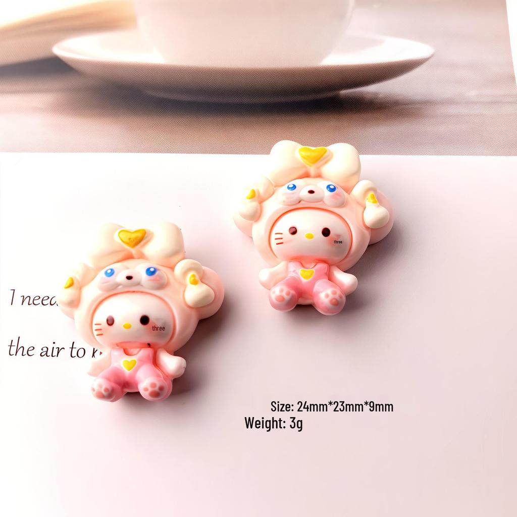 DIY Cartoon Resin Accessories: Dress-Up KT Cream Glue for Phone Cases, Hair Clips, Shoe Buckles, and Magnets