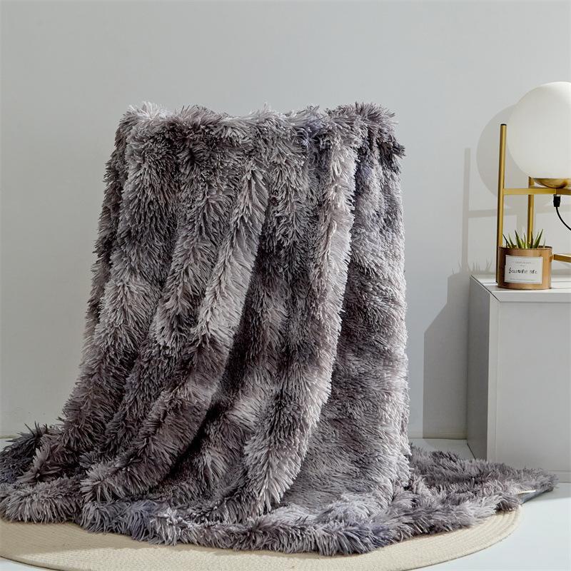 Decorative Extra Soft Fuzzy Faux Throw Blanket Reversible Long Hair Shaggy,Fluffy Cozy Plush Comfy Microfiber Fleece Blankets for Couch Sofa Bedroom