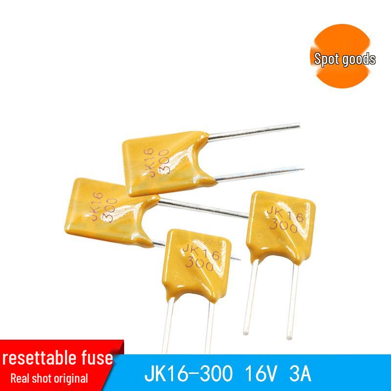 JK16-300 16V 3A Plug-in Resettable Fuse, In Stock