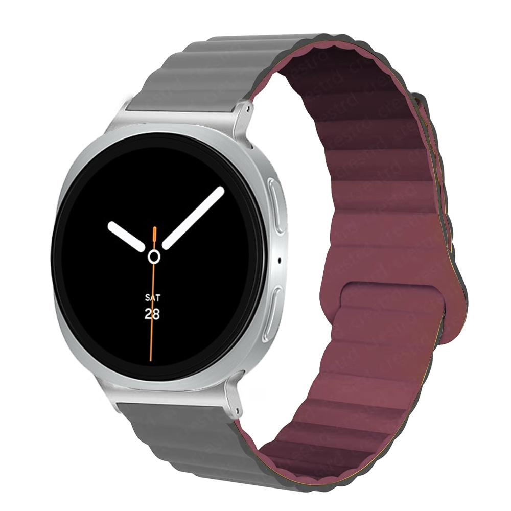 Magnetic Band For Samsung Galaxy watch 8/8 classic/ultra 44mm 40mm 46mm 47mm Silicone wrist bracelet correa Galaxy watch8 Strap