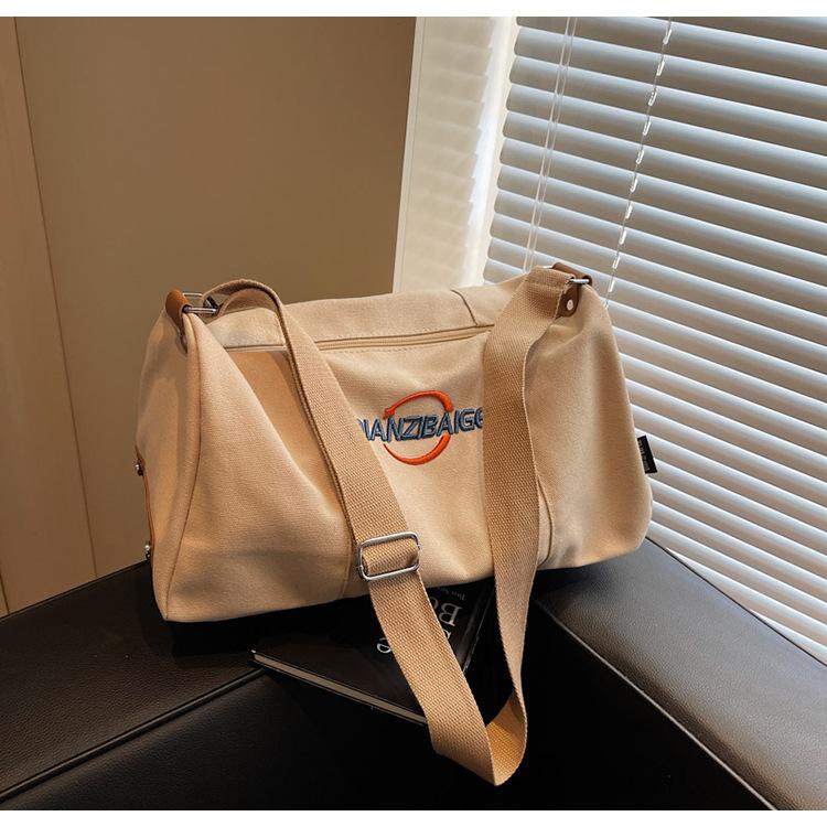 Casual Fashion Canvas Bag Simple Versatile Shoulder Bag Pillow Tote Bag Handbag Lightweight Messenger Bag