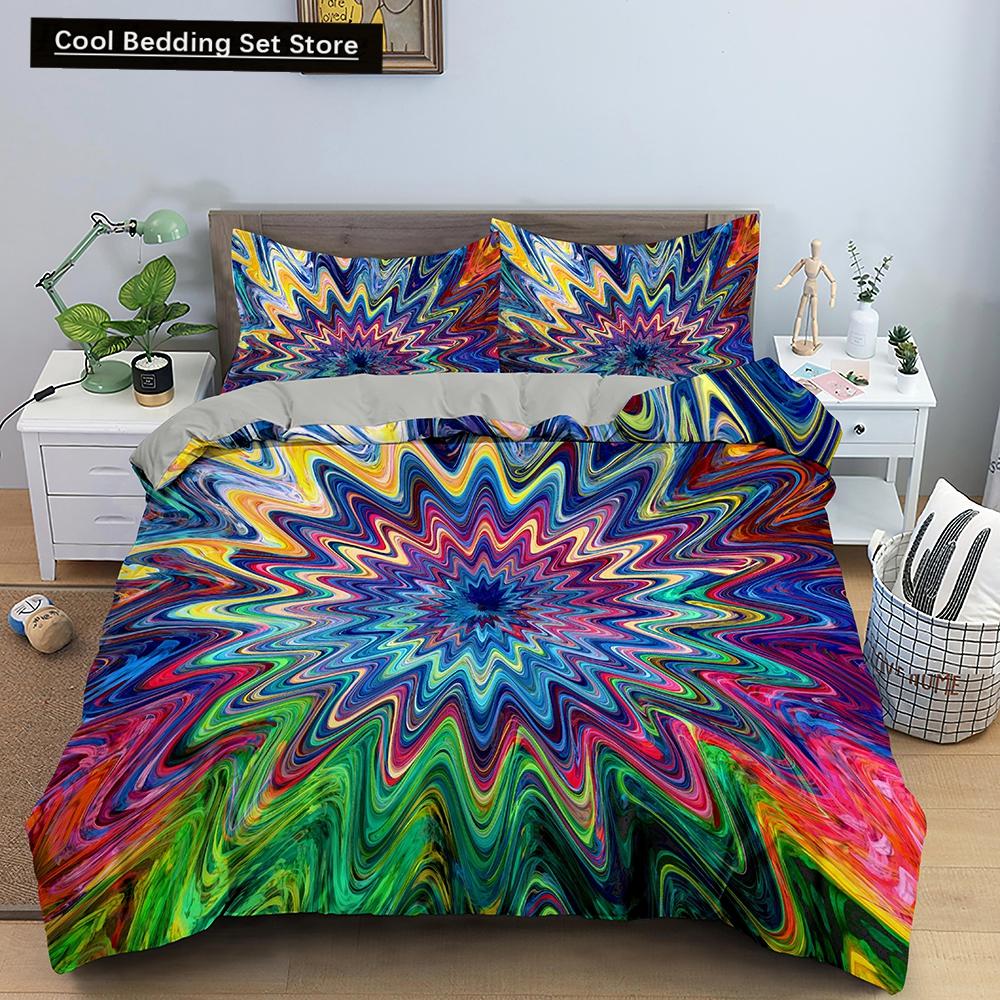 3D Galaxy Duvet Cover King Double Twin Queen Full 2/3pcs Bedding Set Universe Outer Space Themed Starry Polyester Quilt Cover