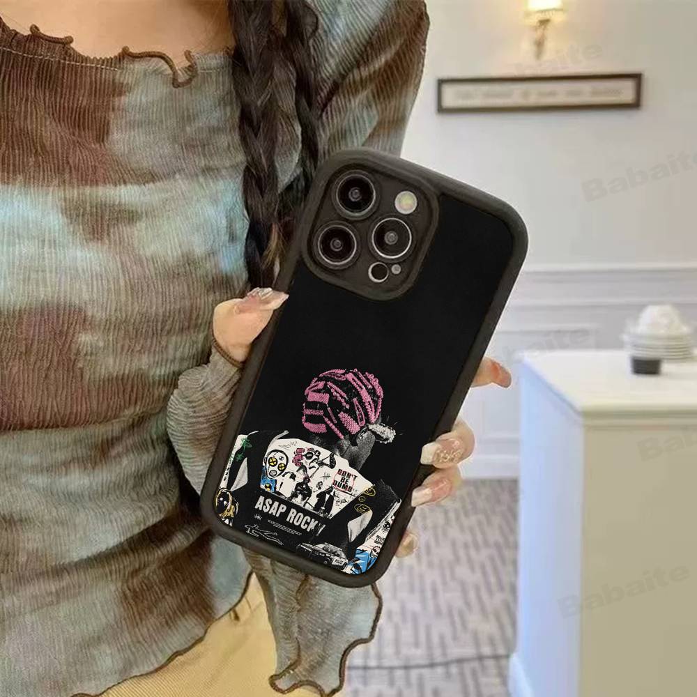 

A-ASAP R-Rocky Don t Be Dumb Phone Case For IPhone 17 16 15 14 13 12 11 Pro Max Plus Silicone Shockproof Case iPhone 14