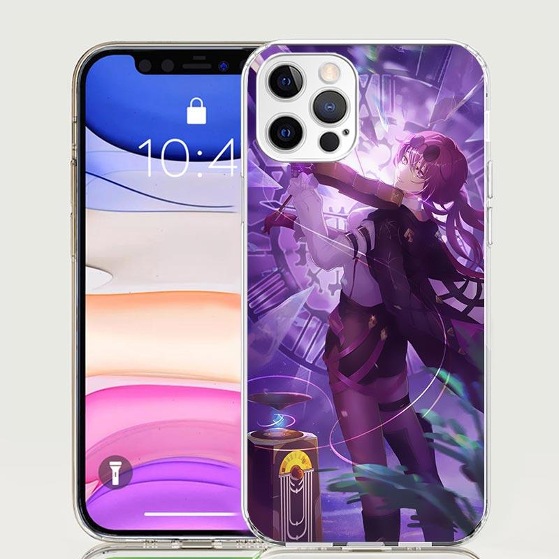 Honkai Star Rail Kafka Phone Case for Apple iPhone 17 Air 16 15 Plus 14 + 13 Mini 12 11 Pro Max 7 8 SE 16Max Soft Shell Cover Co