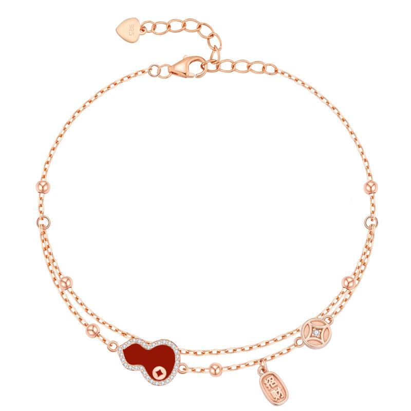 Grace Girl Diamond Wealth Gourd Bracelet