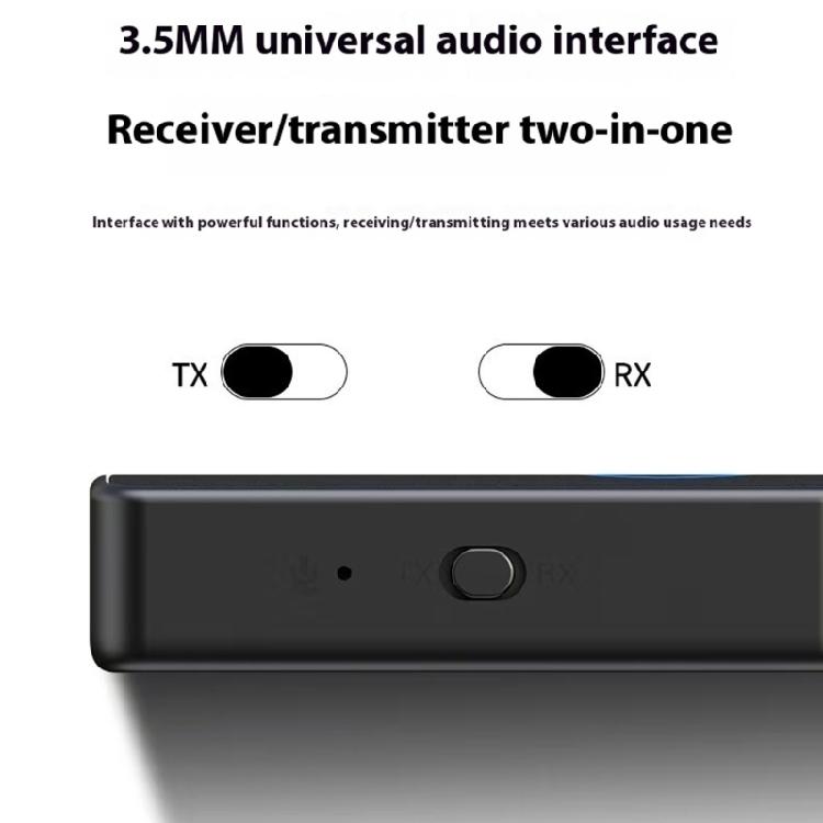 2 in 1 Bluetooth-compatible Transmitters Receiver for Wireds Speakers Car Sound Systems Auxes Connection Long Battery Lifes