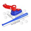Kids Baseball Pitching Machine with Bats and 10 Baseballs Practice Backyard Gift Games Entertainment