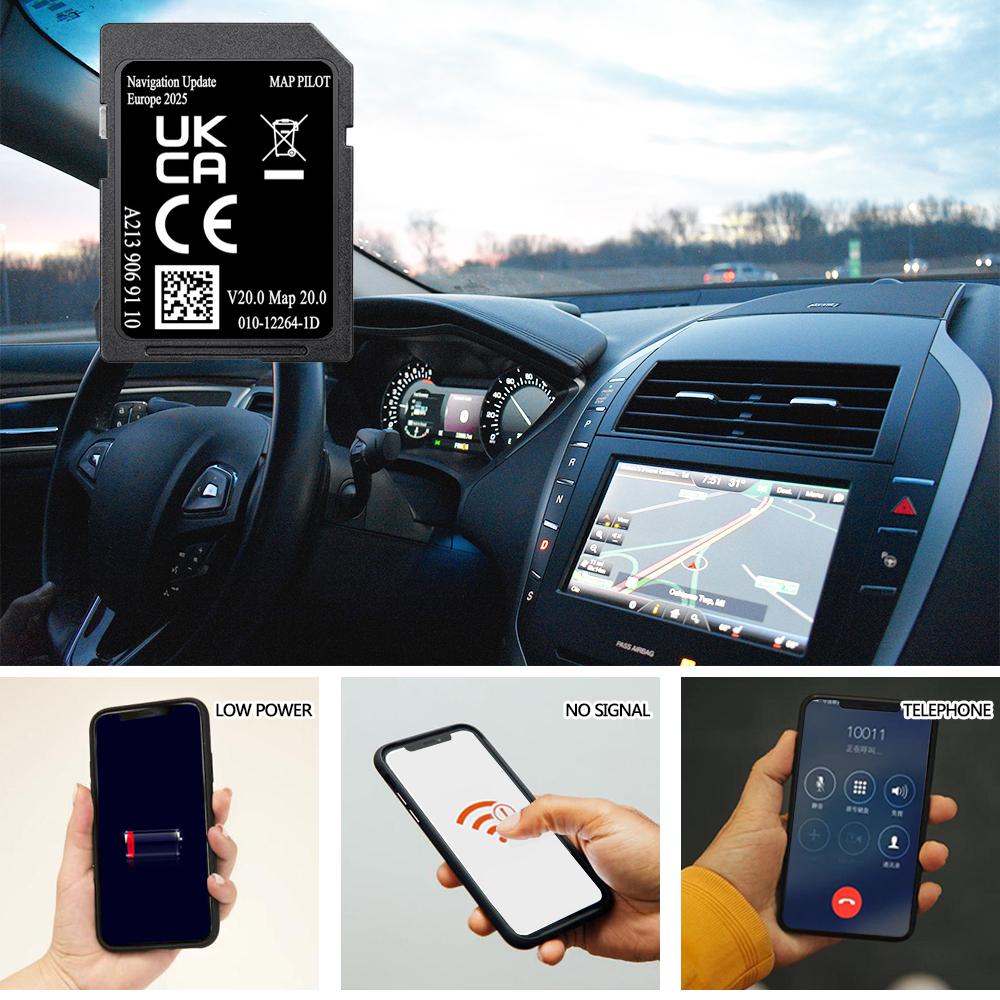 A2139069110 Cost Factroy OEM GPS Navigation Europe maps for Mercedes GLC C E V X-Class SD Card Map Polit V20 Free Delivey