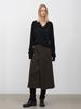 ATELIER NAIN Essential Unbalanced Wrap Skirt(Sk-5067)