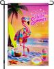 Hello Summer Amingo Garden Ag 12X18 Inch Double Sided Burlap Tropical 7445050975954
