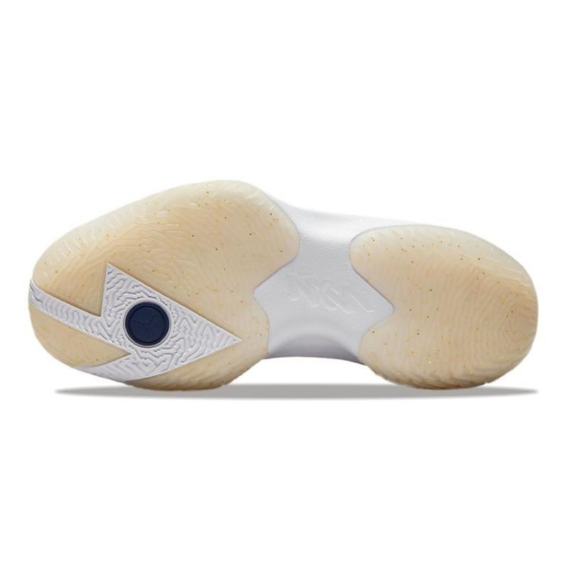 Air Jordan Zion 1 GS Pelicans Kids Sneakers Tan Fossil White DA3131-241