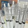 White Click Pen - 0.5mm Black Ink, Water-based, Bullet Tip for Exams, Office Signatures