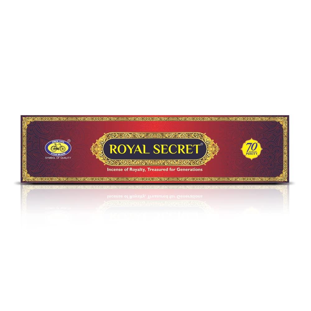 Cycle Royal Secret Premium Masala Agarbatti Incense Sticks for Festivals Special Occasions 20 Sticks X Pack of 2