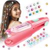 Hair Gem Stamper Kit 24pcs Hair Gem Sticker DIY Bling Hair Jewel Applicator No Glue Reusable Shining Hair Accessories