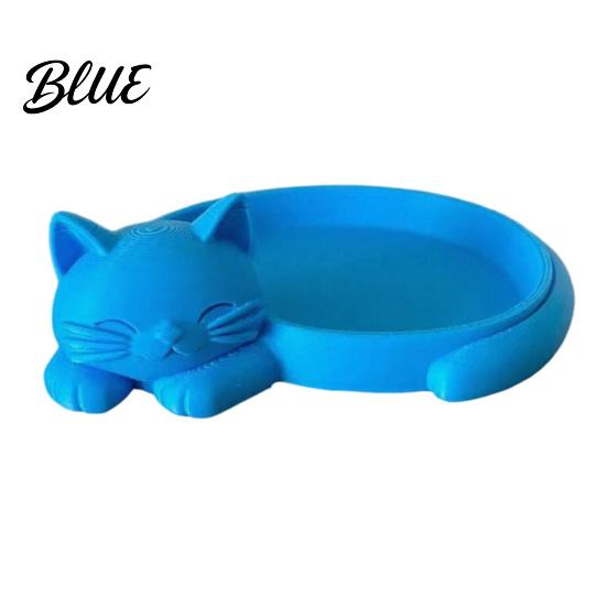 Large Space Jewelry Polished Rounded Tray One-Piece 3D Organizer Storage Molding Seamless Design Edge Holder Holder Cat Fishbone for