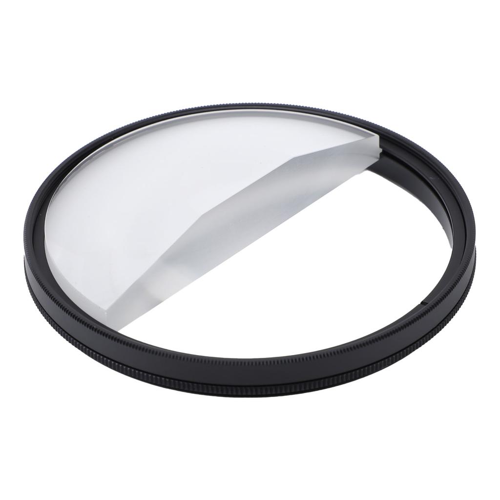 77mm Half Filter Optical Glass Aluminum Alloy Half Distortion Special Effect Camera Lens Filter for