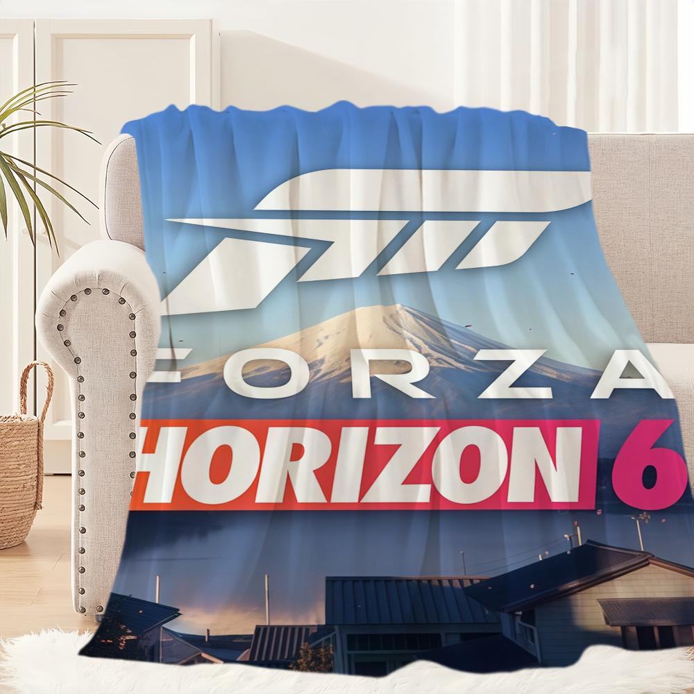 

F-Forza H-Horizon 6 Игровая Одеяло Одеяло для Дивана Диван Путешествия Дом Пикник Фланелевое Одеяло подарок на день рождения Теплое Удобное 30x40in