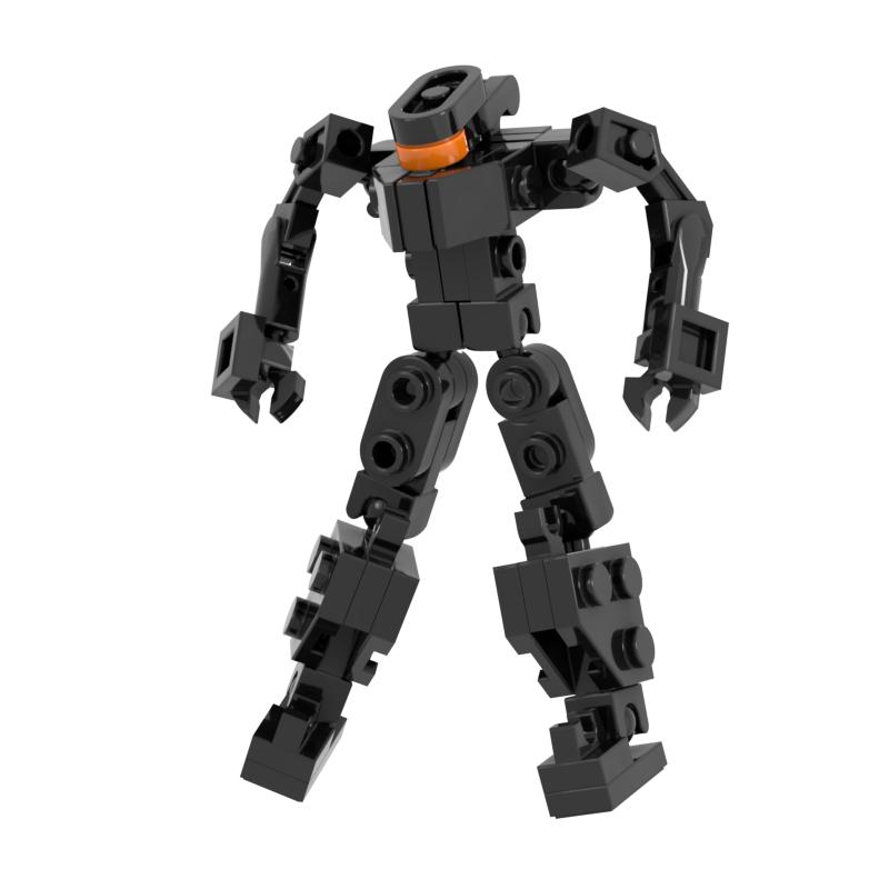 

Non-Toxic Super Robot Bone Skeleton Mecha Moc Modified Joint Tow Ball Building Blocks War Kids Toys Machine Learning Education Gifts