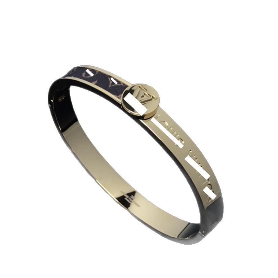 Europäisches & Amerikanisches Vintage Lederarmband mit Farbverlauf und Schloss-Design