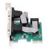 PCIE Serial Card 2 Ports Plug and Play Automatic Identification PCIE Expansion Card
