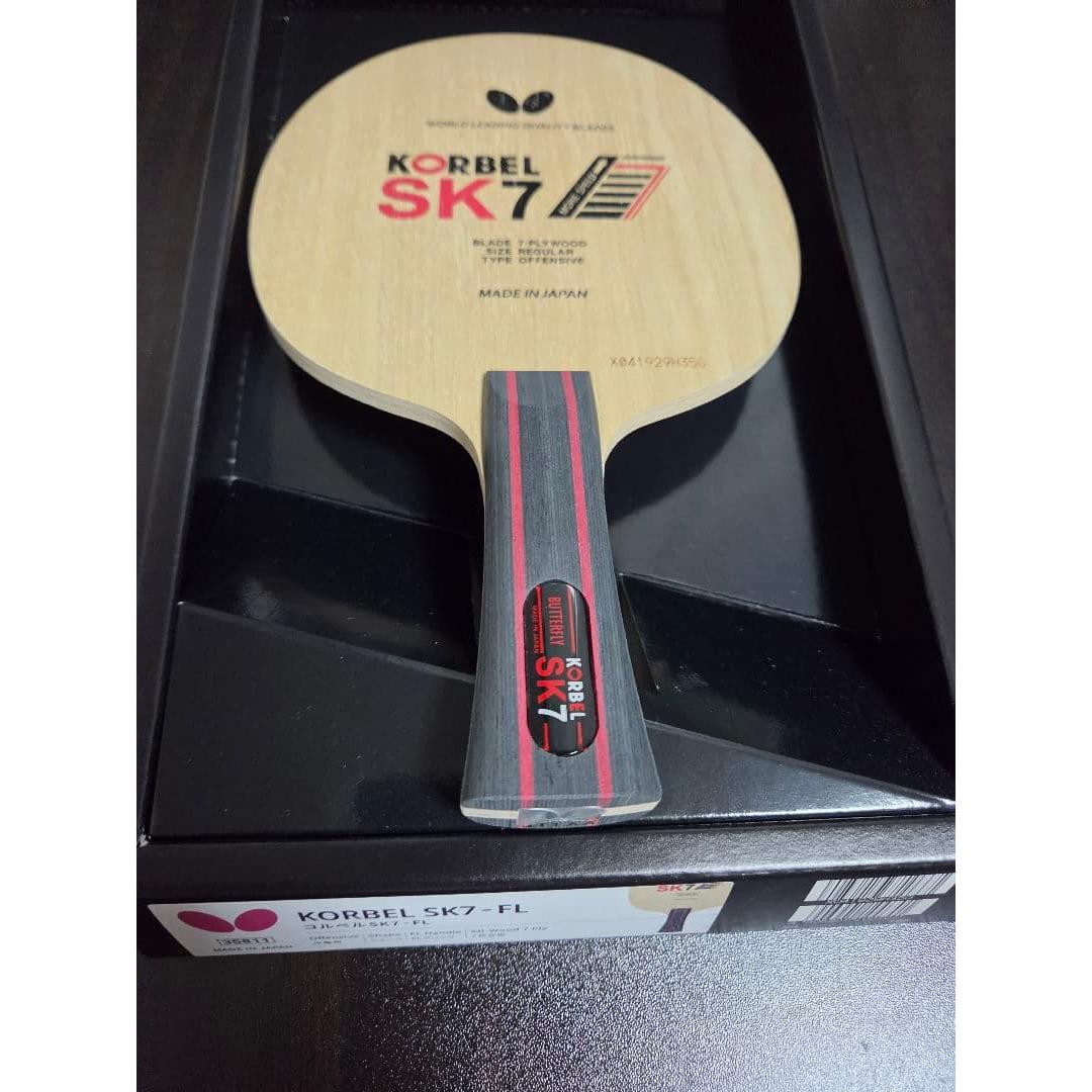 Used Butterfly KORBEL SK7 FL Overseas Limited Item New Unused Table Tennis