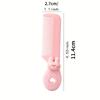 1pc/4pcs Cute and Safe Mini Cartoon Plastic Hair Brush - Portable and Convenient Candy-Colored Small Comb