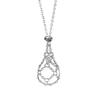 Steel Design Crystal Cage Necklace Holder Net Metal Chain Stone Collecting Holder Adjustable Pendant Jewelry