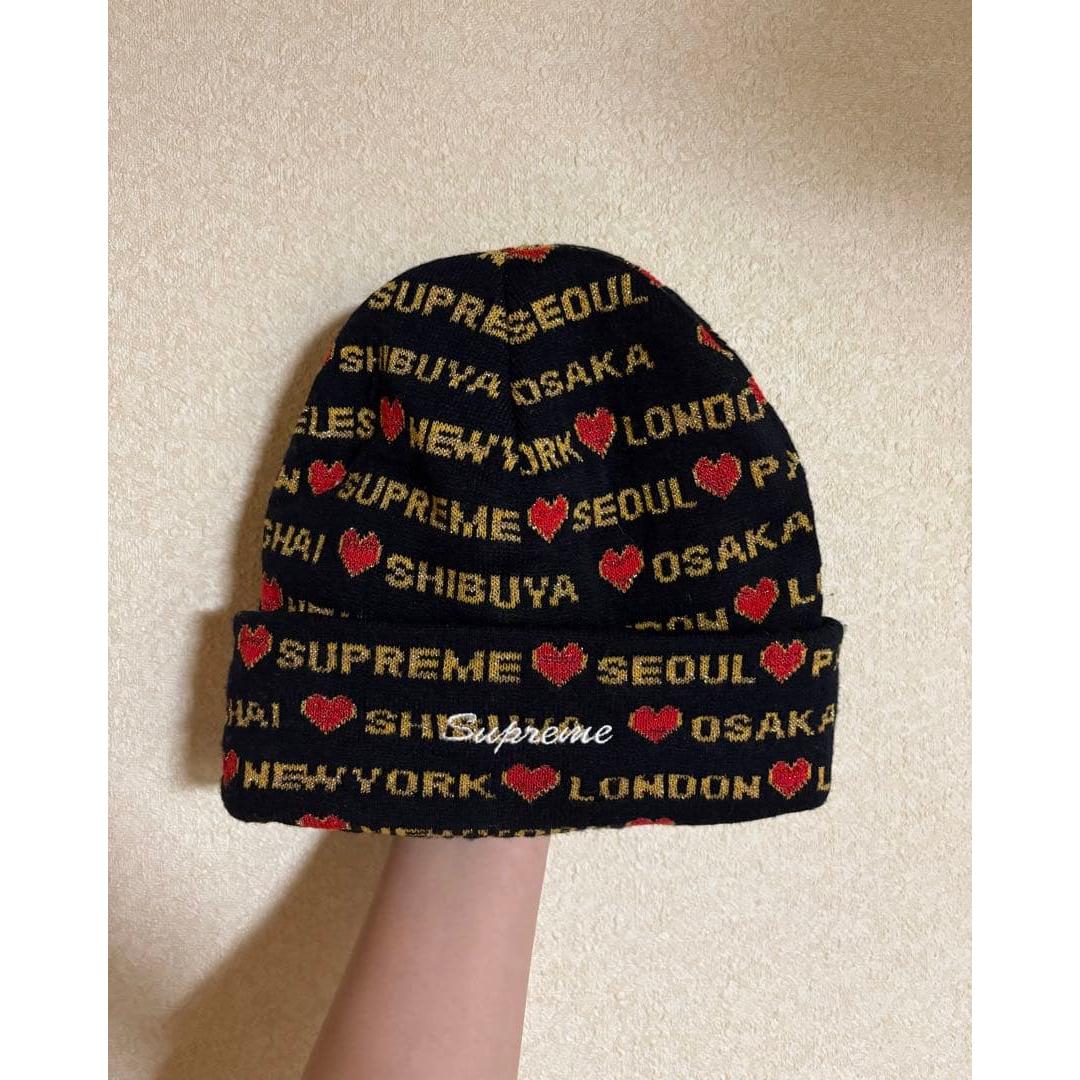Used Supreme World Famous Beanie knit hat