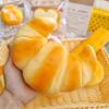 Croissant Squishy Brinquedo de Apertar Slow Rising Pegajoso Brinquedo de Alívio de Estresse Super Macio Comida Simulação Criativa Pão Brinquedos Anti-ansiedade