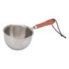 Mini Butter Warmer Pan Stainless Steel Quick Oil Warmer Pot Deepen Bottom Small Milk Pot L 200x57x53mm 7.9x2.2x2.1in