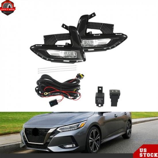 Для Nissan Sentra Комплект из двух противотуманных фар для переднего бампера с переключателем