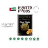 Cartof trufe negre 40g x 12 vândut într-un mini vine cu un prosop original pentru a vă șterge mâinile după chipsurile Hunter's, aromă, bucăți, cutie, porție individuală,